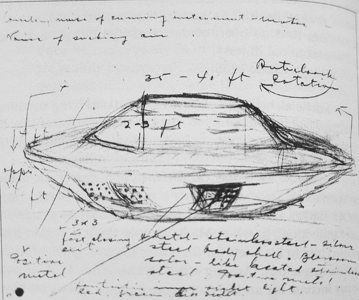 Michalak's UFO Sketch