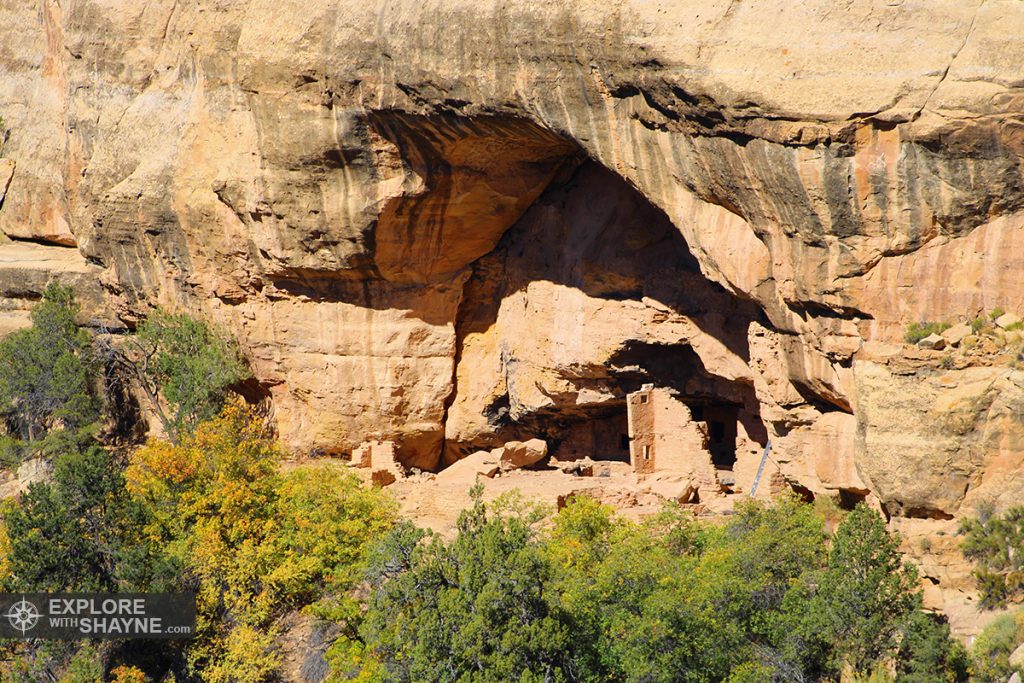 Mesa Verde Structure Remains